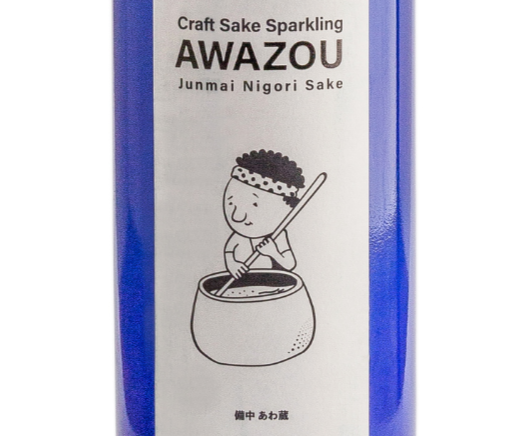 Shiragiku - Bicchu Awazou Happosei (Habzó) Junmai Nigorizake (500mL)